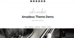 Amadeus writersBlog szablon wordpress darmowy