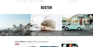 Boston szablon wordpress darmowy