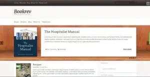 Szablon motyw wordpress na blog Bookrev