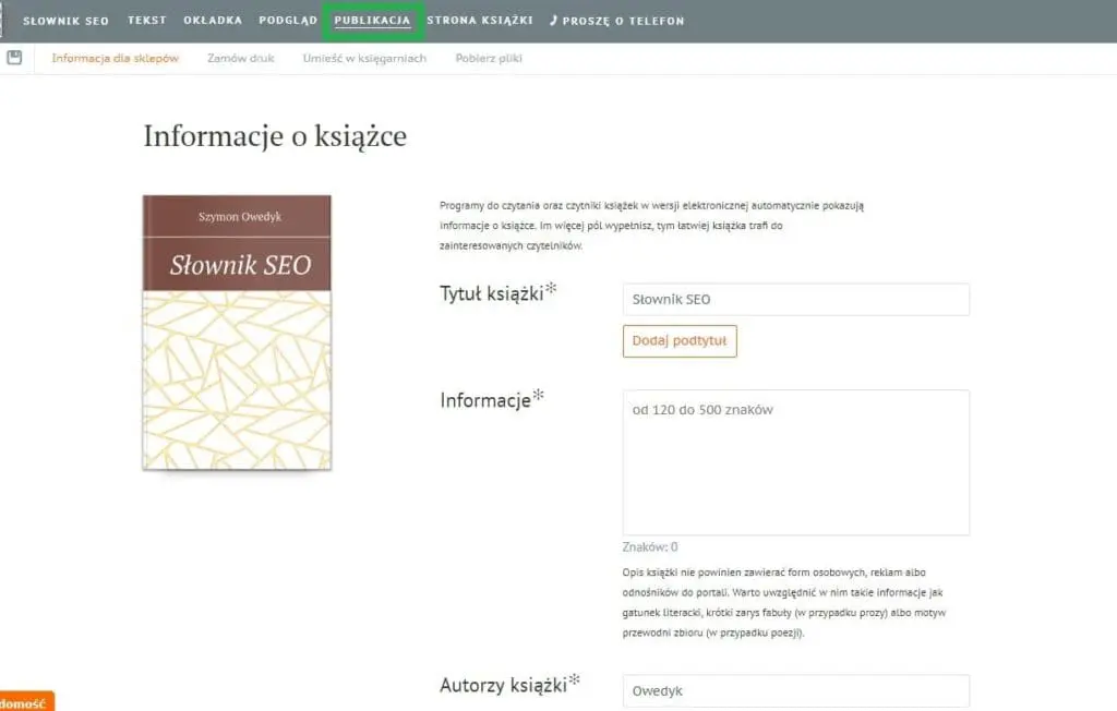 jak wydać książkę - publikacja książki