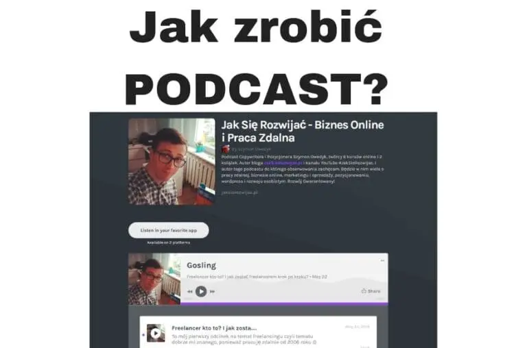Jak zrobić podcast Jak zacząć szybko i za darmo
