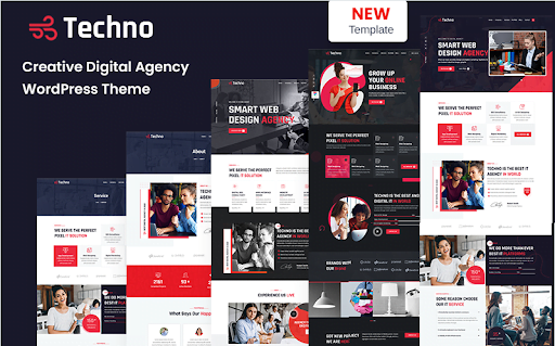 motyw wordpress techno