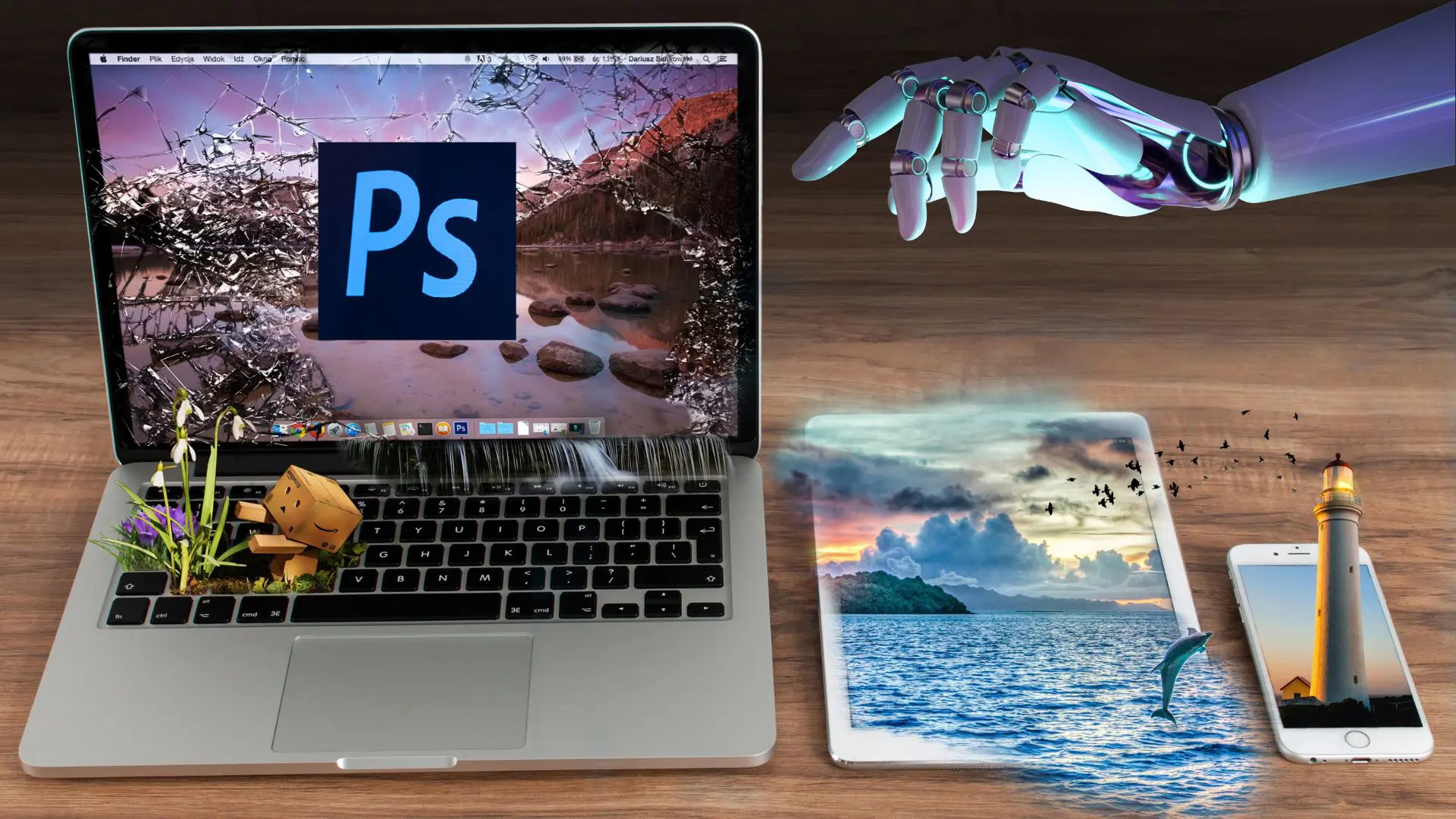 AI (sztuczna inteligencja) w Photoshop czyli "wypełnienie generatywne"