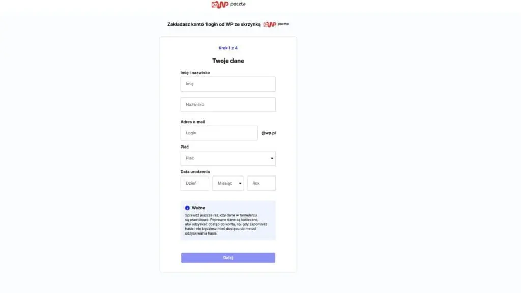Jak założyć email na wp