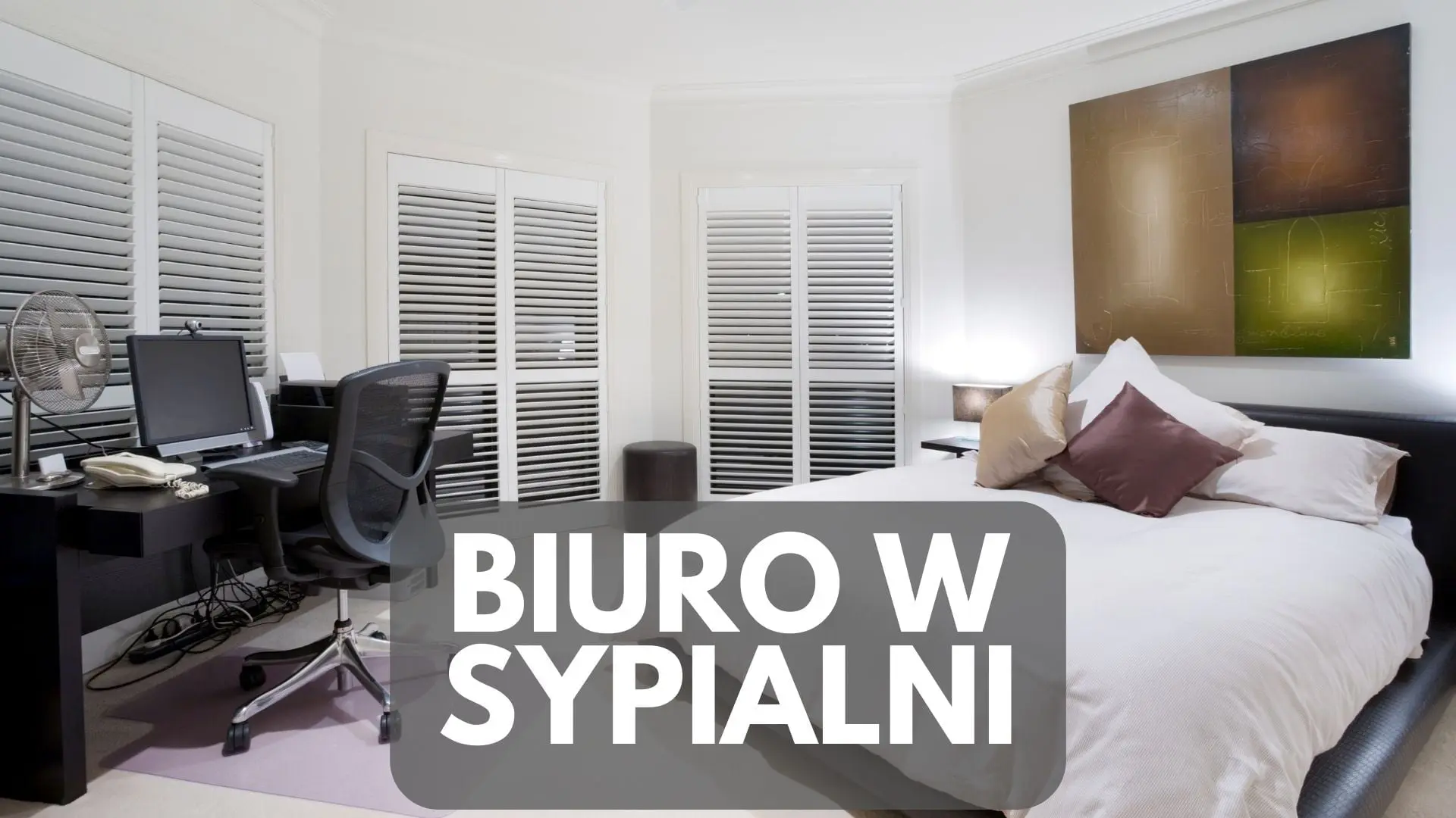 30 Małych Pomysłów Na Domowe Biuro W Sypialni