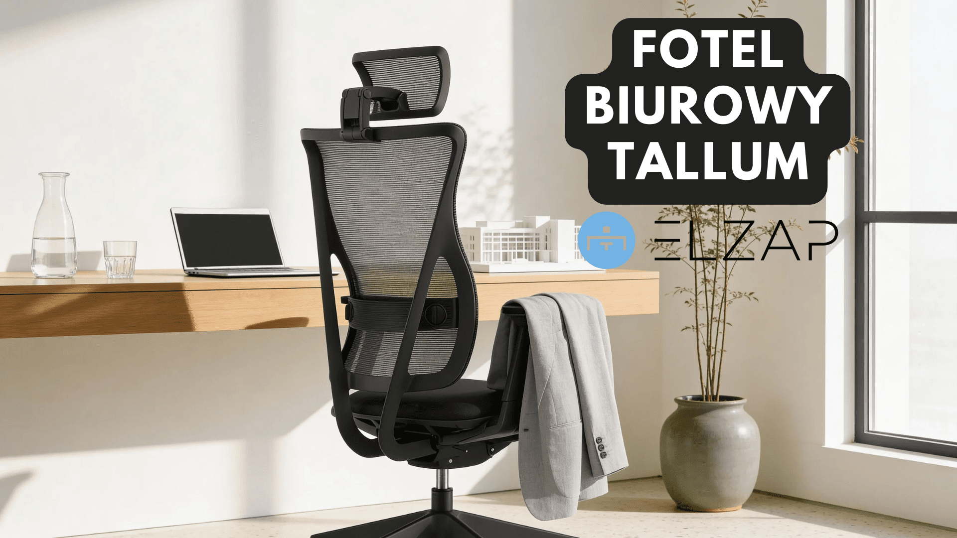fotel biurowy tallum Elzap promocja recenzja obniżka kod rabatowy