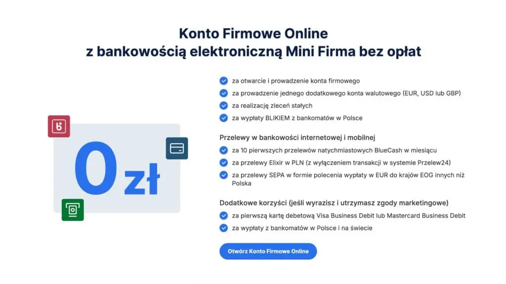 Korzyści z konta firmowego Erste Bank
