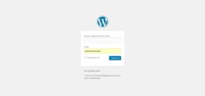 logowanie do panelu administracyjnego wp-admin WordPress